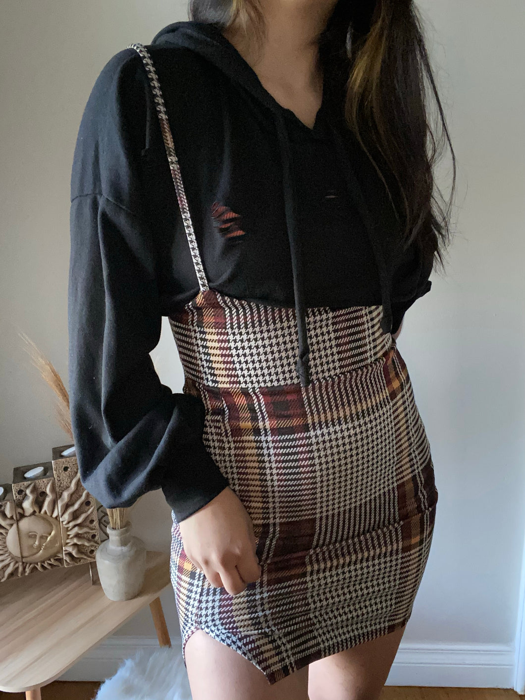 Rose Suspender Skirt