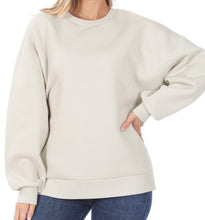 Load image into Gallery viewer, Oversized Sweater- Cream
