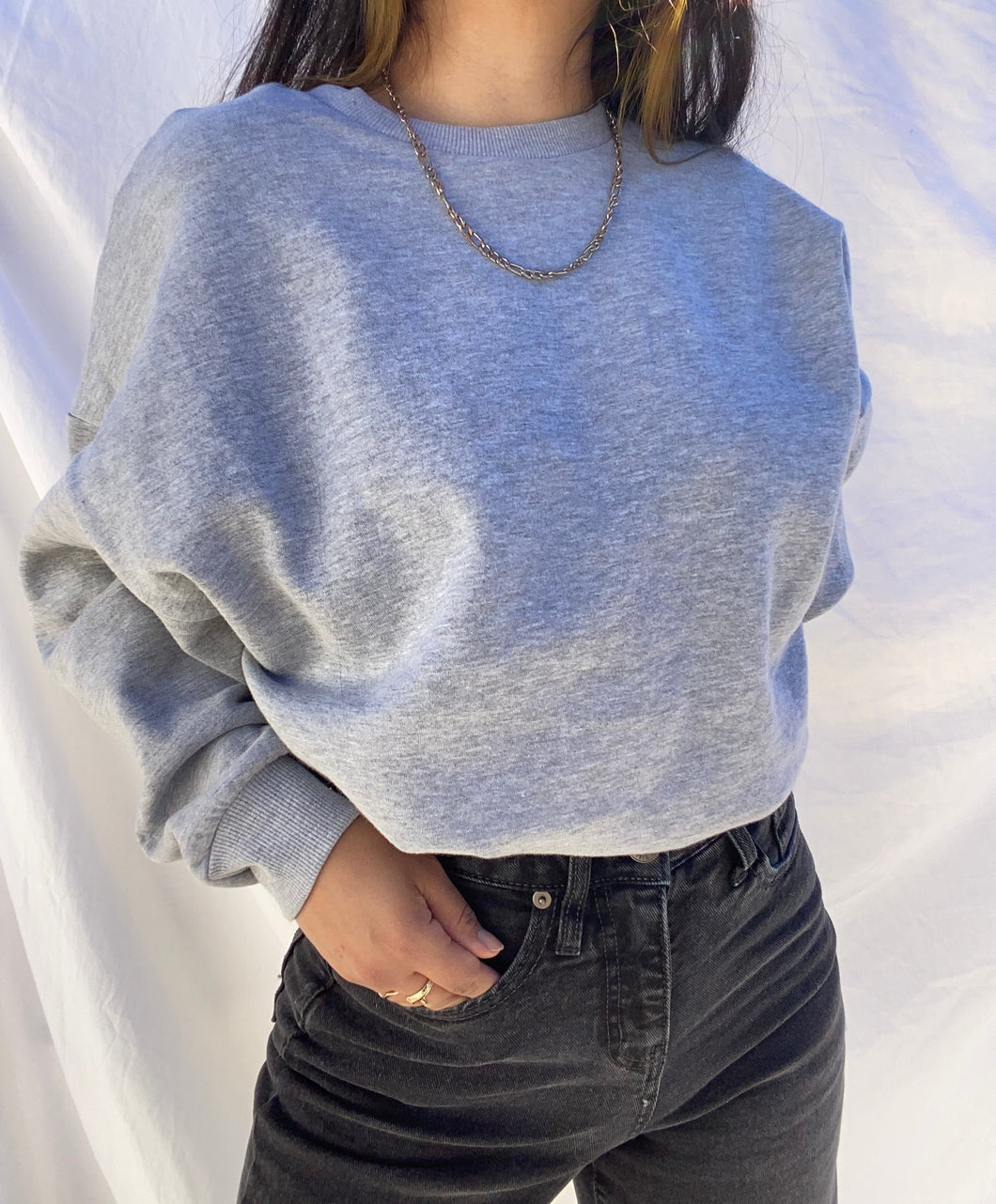 Oversized Sweater- Grey