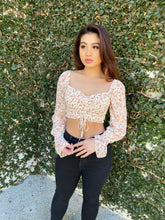 Load image into Gallery viewer, Rosalie Floral Crop Top
