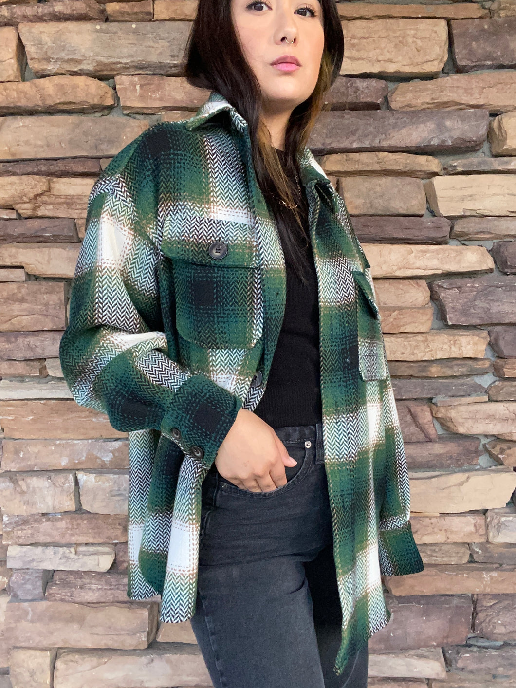 Your BF's Plaid Jacket