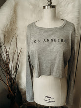 Load image into Gallery viewer, &quot;LA&quot; Oversized Crop Sweater

